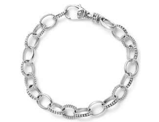 SIGNATURE CAVIAR  Link Bracelet Size Medium