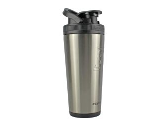 26oz Insulated Stainless Steel Shaker Bottle- Shaker lid w/handle & agitator-Stainless Steel