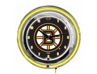 Boston Bruins 14" Neon Clock