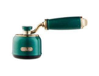 Retro Edition Rechargeable Fabric Shaver and Lint Roller with 6-Blade Shaving System, Emerald