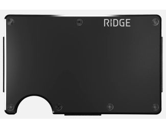 The Ridge Wallet RFID-Blocking with Money Clip in Black