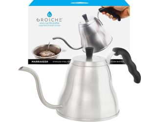 Coffee dripper kettle: MARRAKESH 1000ml SS Pour over drip kettle ,Stainless Steel