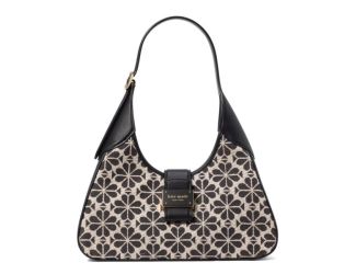Spade Flower Jacquard Nouveau Small Shoulder Bag - Sand Multi