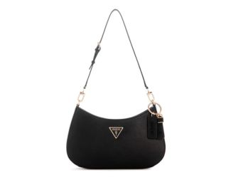 Noelle Top Zip Shoulder Bag - Black