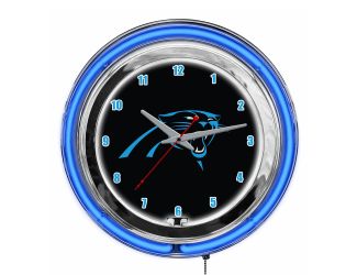 Carolina Panthers 14" Neon Clock
