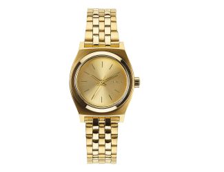 Ladies' Time Teller Gold Stainless Steel Watch Gold Dial
