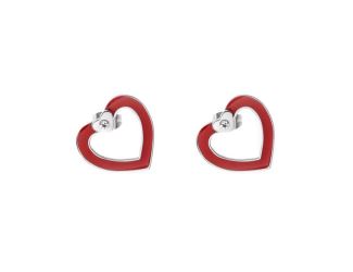 Joyful Sentiments Red Heart Earrings