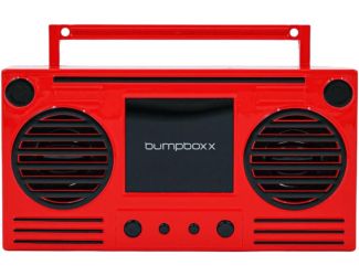 Bumpboxx Microboom Wearable Bluetooth Speaker Boombox - Candy Red