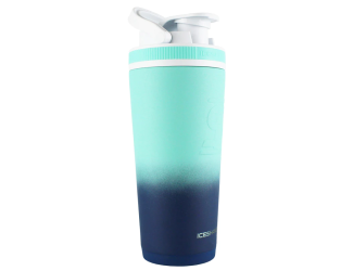 26oz Insulated Stainless Steel Shaker Bottle-Navy/Mint Ombre