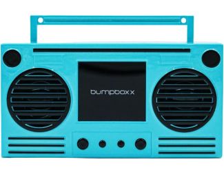 Bumpboxx Microboom Wearable Bluetooth Speaker Boombox -Bumpin Blue