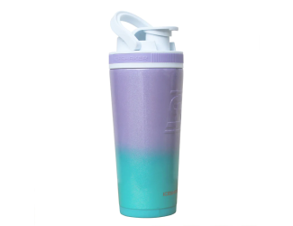 26oz Insulated Stainless Steel Shaker Bottle- Green/Purple Ombre