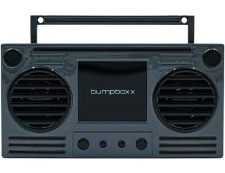 Bumpboxx Microboom Wearable Bluetooth Speaker Boombox - Gunmetal Grey