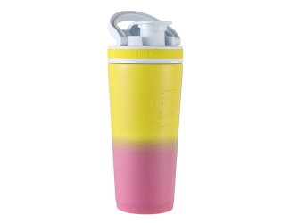 26oz Insulated Stainless Steel Shaker Bottle-Pink/Yellow Ombre