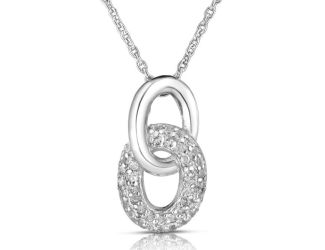 White Topaz Chain Link Necklace
