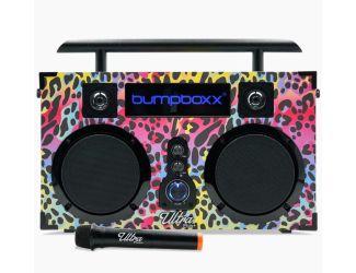 Bumpboxx Ultra+ Bluetooth Boombox with Microphone-Cheetah