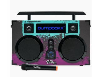 Bumpboxx Ultra+ Bluetooth Boombox with Microphone-Paint