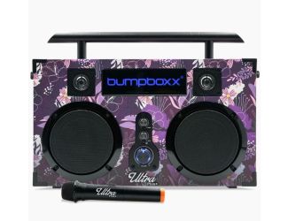 Bumpboxx Ultra+ Bluetooth Boombox with Microphone-Floral