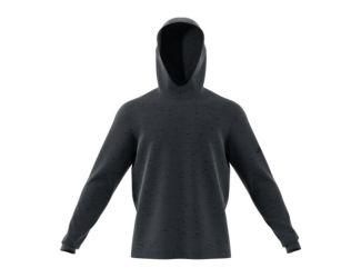 Adidas Core Printed Lightweight Hoodie - Carbon/Black/XXL