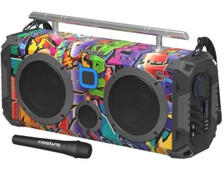 Bumpboxx Flare8 Pro Bluetooth Boombox-Graffiti