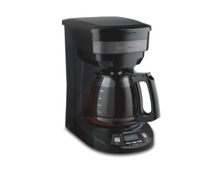 12 Cup Programmable Coffeemaker Black & Stainless Steel