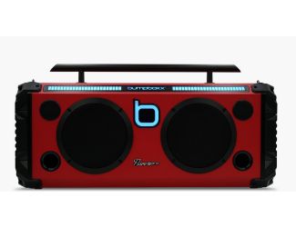 Bumpboxx Flare8 Bluetooth Boombox - Red 