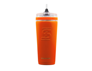 IceShaker 26oz Insulated Stainless Steel Shaker Bottle- Flex Lid w/Straw-Orange