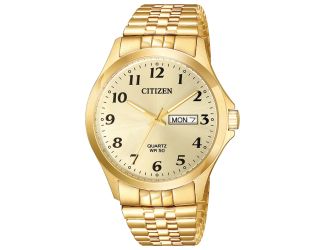 Men's Quartz Expansion Band Watch - Stainless Steel, Gold-Tone