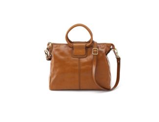 Sheila Medium Leather Satchel Truffle
