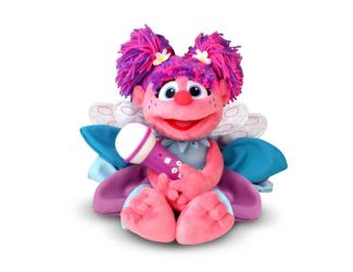 Sesame Street Plush Kids Karaoke Backpack Speaker/Microphone Abby Cadabby