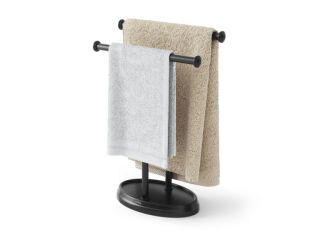 Palm Freestanding Towel Tree KD Black