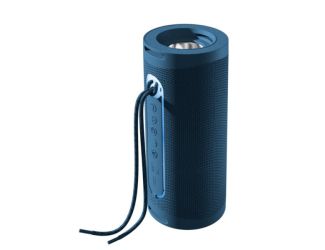 BASS LUX Portable Bluetooth Speaker w/ Flashlight  Blue
