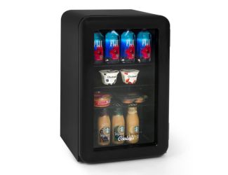 Decor 2.4 Cubic Feet Freestanding Mini Fridge Black