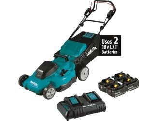 36V LXT 19-Inch Self-Propelled Lawn Mower Kit w/4 Batteries