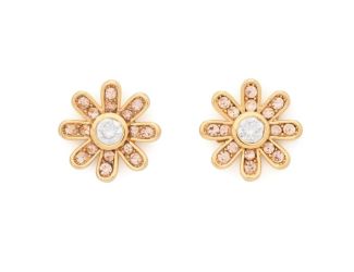 Bursting Blooms Studs - Yellow/Gold