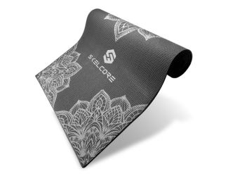 Skelcore 4mm (0.15in) Pvc Yoga Mat With Floral Design