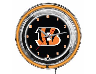 Cincinnati Bengals 14" Neon Clock