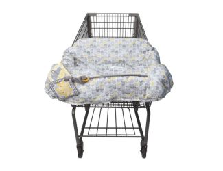 Boppy Shopping Cart Cover Sunshine Gray