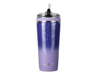 IceShaker 26oz Insulated Stainless Steel Shaker Bottle- Flex Lid w/Straw-Lilac Dreaming