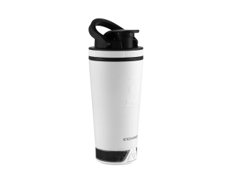 Ice Shaker BumpShaker Speaker Bottle-White