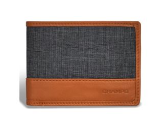 Denim Leather Zip Around Wallet Size 5" x 4"