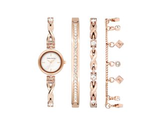 Women's Two-toned Bracelet Watch Set