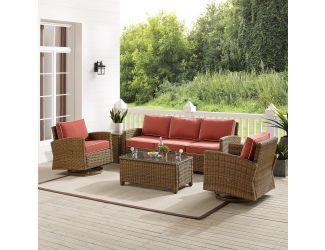 Bradenton 5Pc Swivel Rocker And Sofa Set