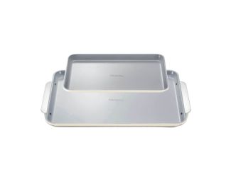 Nonstick Ceramic Baking Sheet Duo Cream