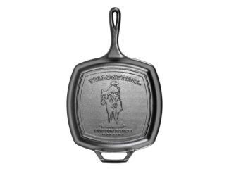 Lodge - Yellowstone 10.5-Inch Square Seasoned Cast Iron Cowboy Grill Pan