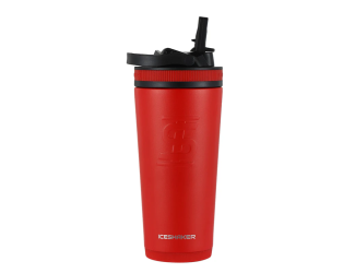 IceShaker 26oz Insulated Stainless Steel Sport Bottle-Red