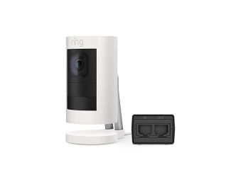 Ring Stick Up Cam Elite, Power over Ethernet HD Security Camera with Two-Way Talk, Night Vision, Works with Alexa-White