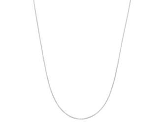 Sterling Silver Box Chain Necklace Size 22"