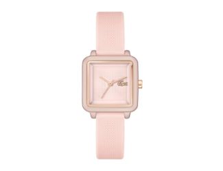 Ladies' 12.12 Flow Square Light Pink Strap Watch Light Pink Dial