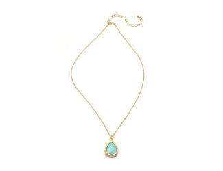 Turquoise Teardrop Pendant Necklace
