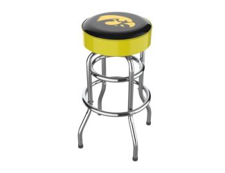 University Of Iowa Chrome Bar Stool